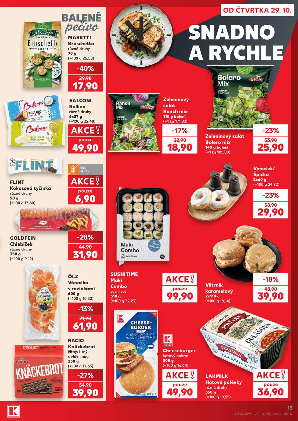 Leták Kaufland - Kaufland 29.10. - 3.11. - Kaufland - Mladá Boleslav - strana 13
