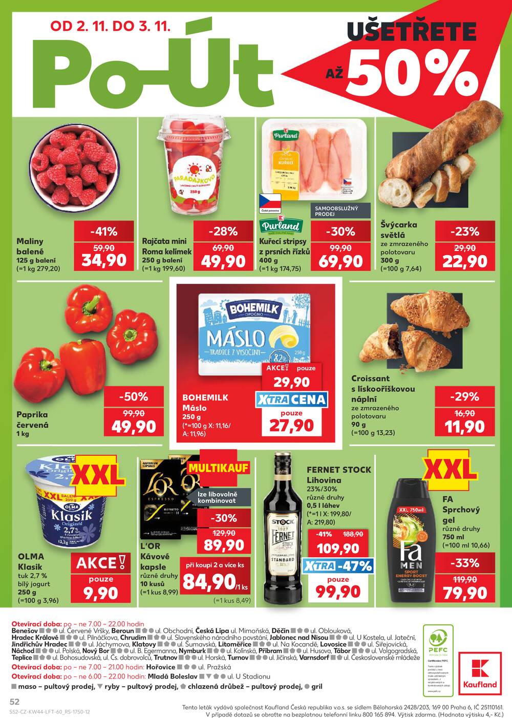 Kaufland 29.10. - 3.11. - Kaufland - Teplice