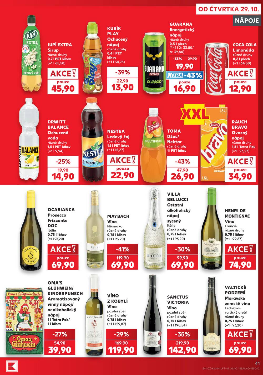 Kaufland 29.10. - 3.11. - Kaufland - Orlová