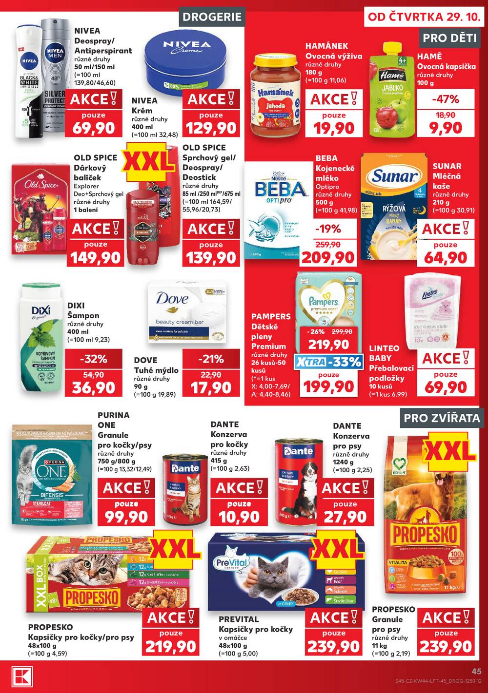 Kaufland 29.10. - 3.11. - Kaufland - Orlová