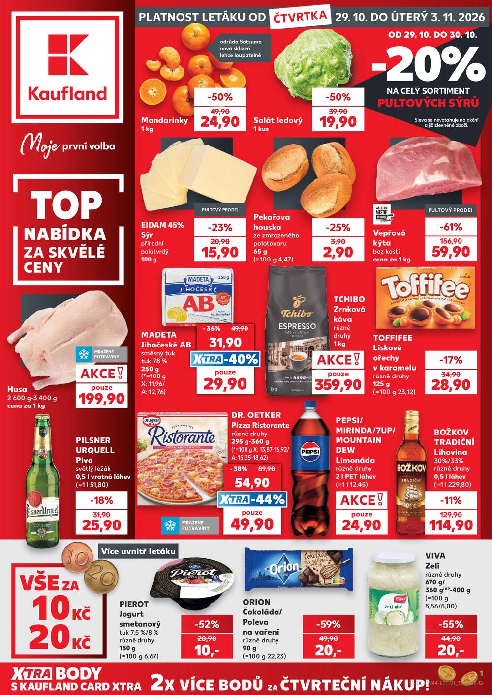 Kaufland 29.10. - 3.11. - Kaufland - Kuřim