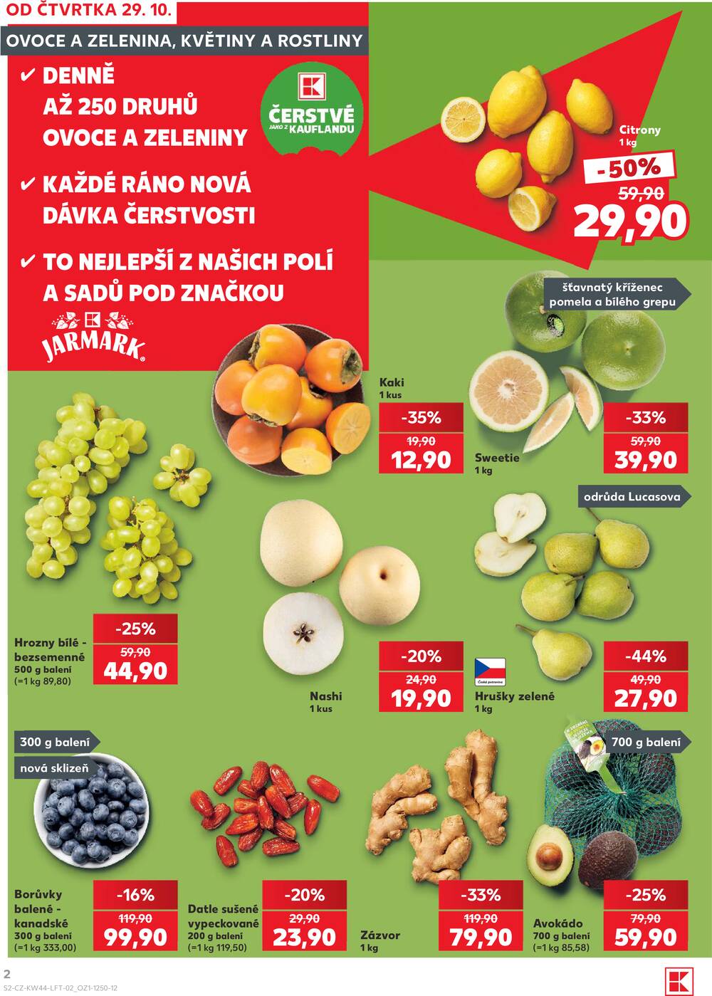 Leták Kaufland - Kaufland 29.10. - 3.11. - Kaufland - Vsetín - strana 2