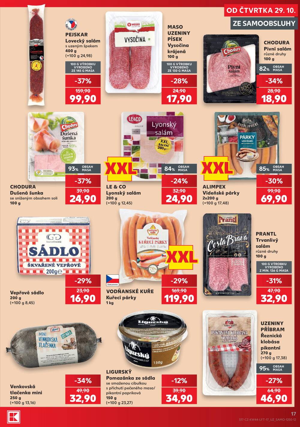 Kaufland 29.10. - 3.11. - Kaufland - Plzeň - Košutka