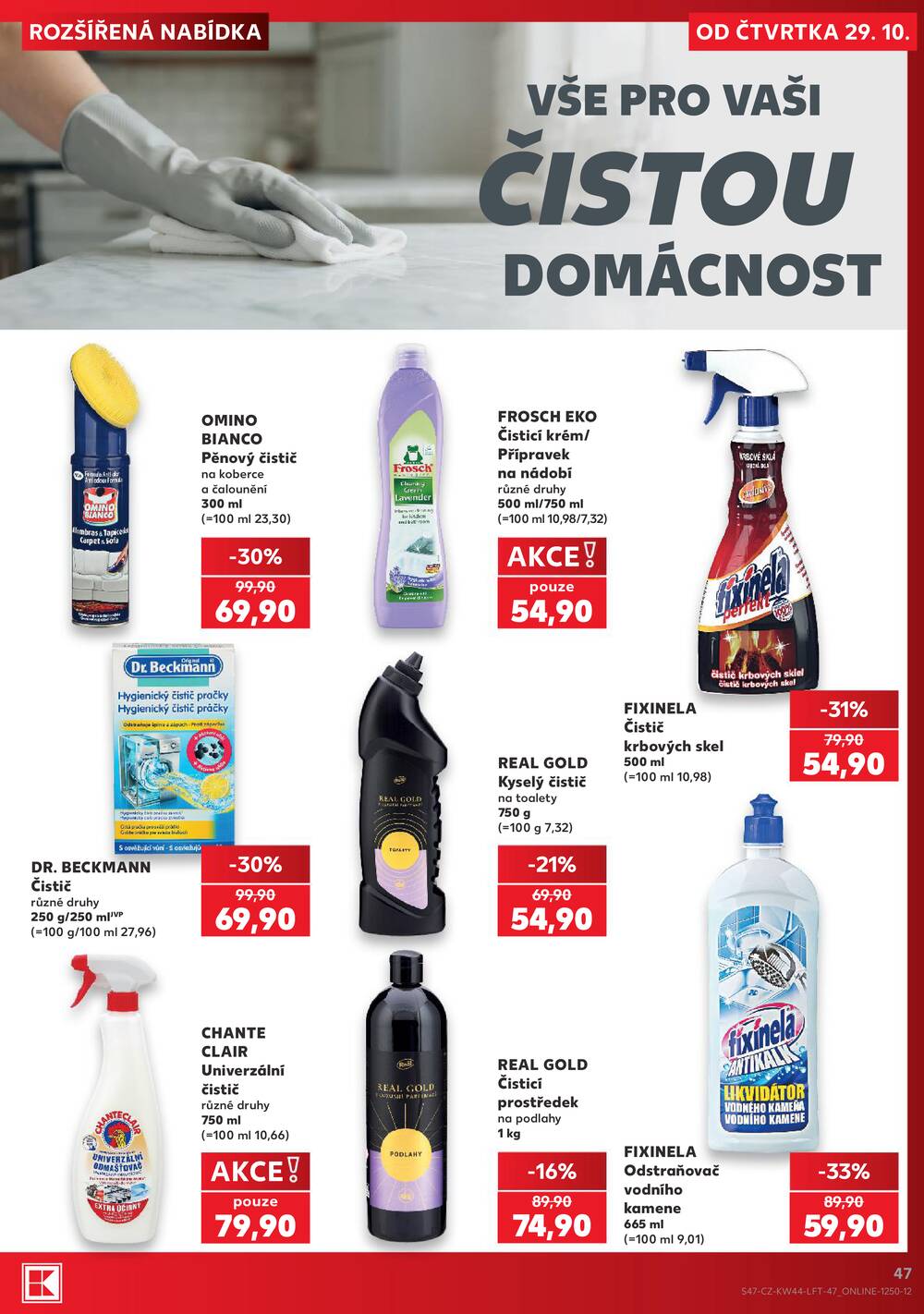 Kaufland 29.10. - 3.11. - Kaufland - Plzeň - Košutka