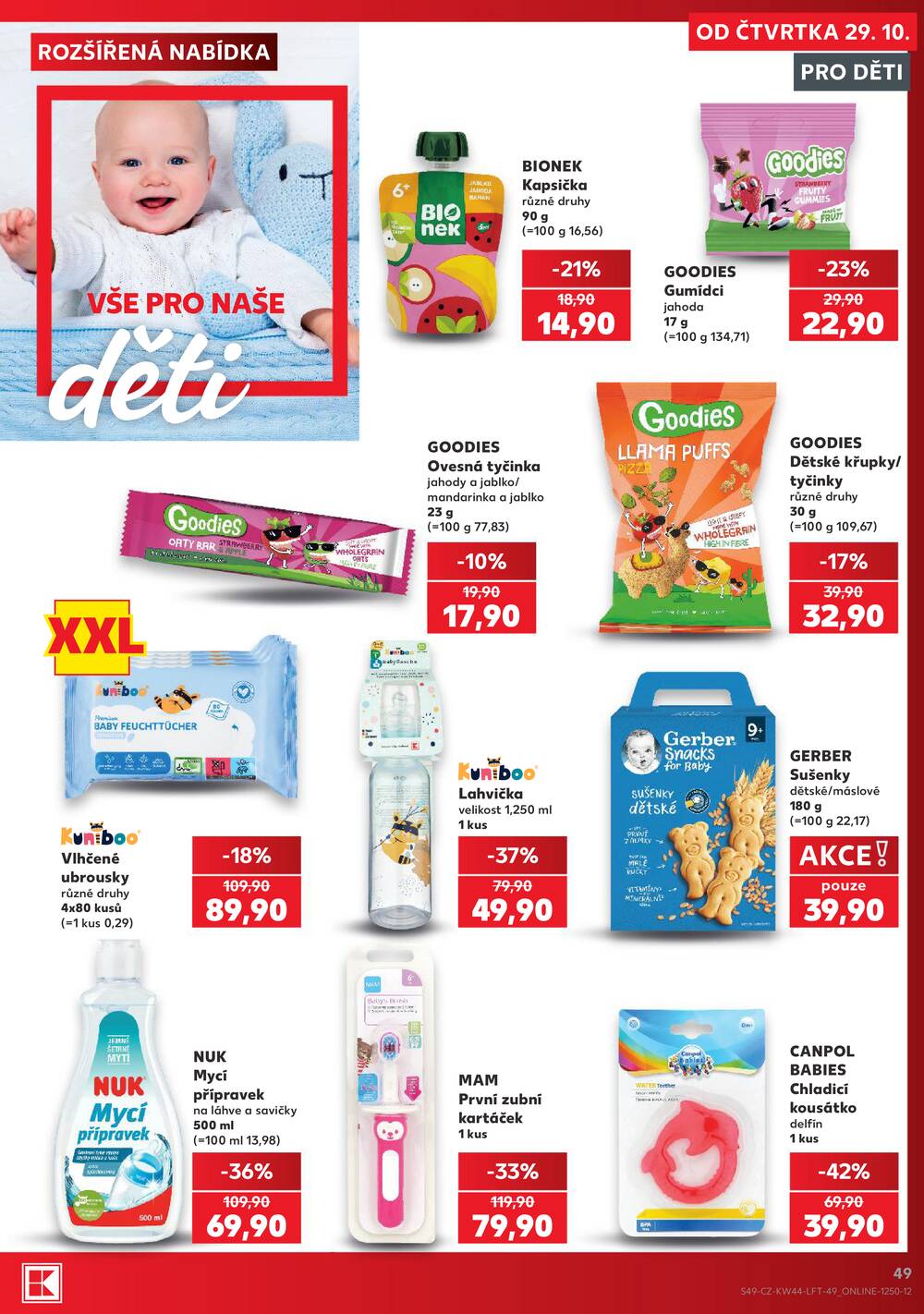 Kaufland 29.10. - 3.11. - Kaufland - Plzeň - Košutka