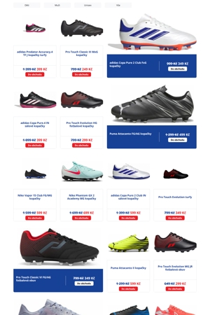 Intersport Kopačky a míče - 24. 10. 2026