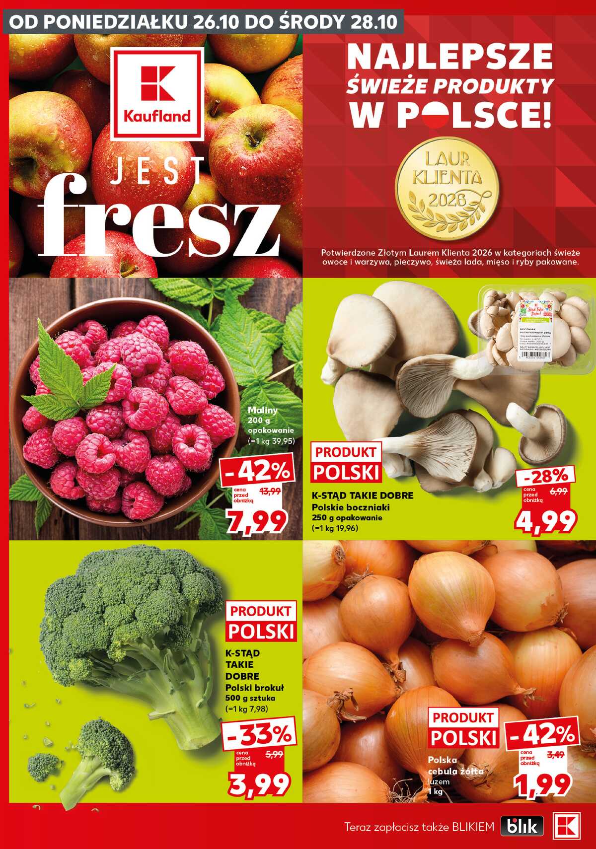 Leták Kaufland Polsko 26.10.-28.10.2026 - Silný start strana 2