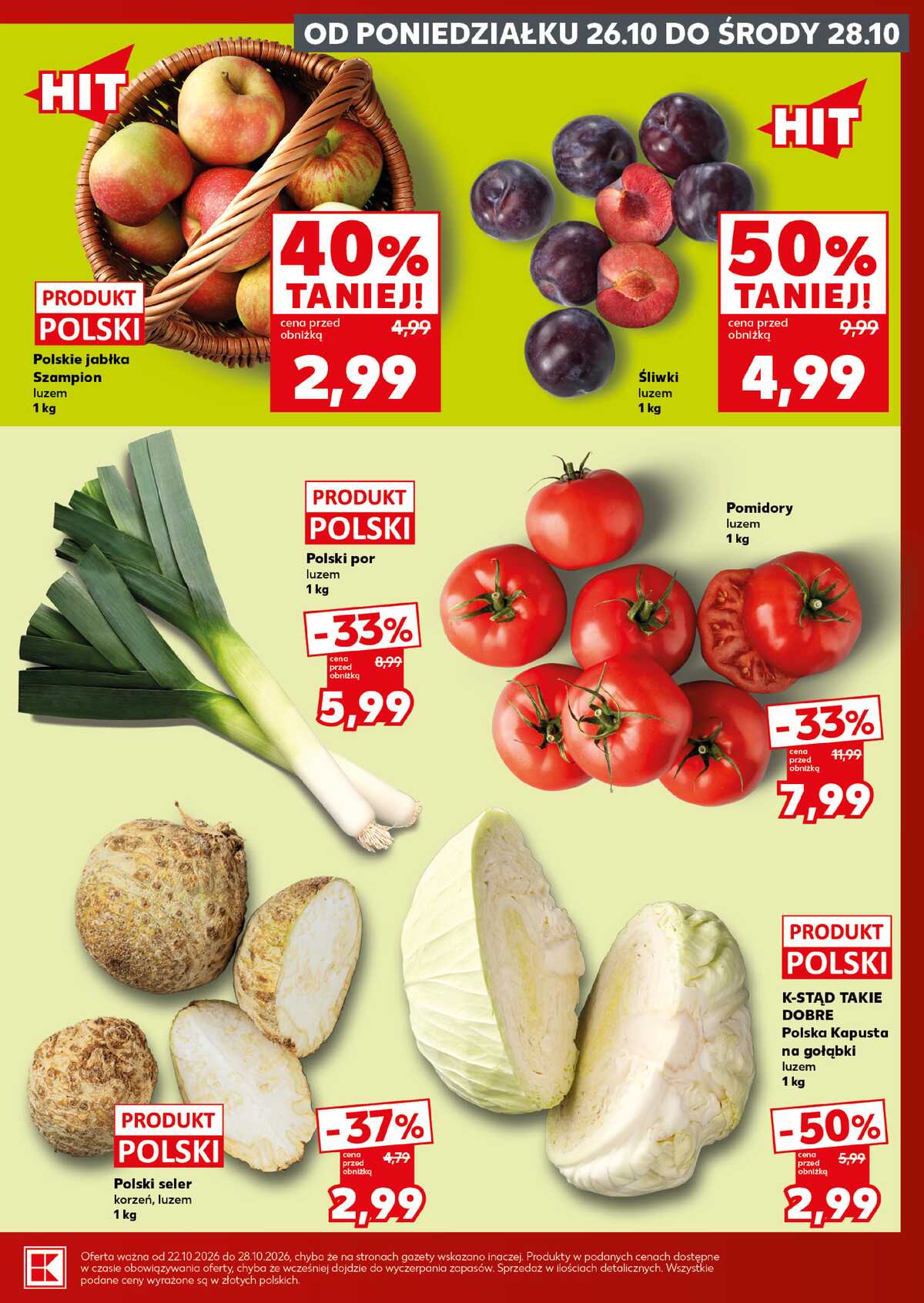 Leták Kaufland Polsko 26.10.-28.10.2026 - Silný start strana 3