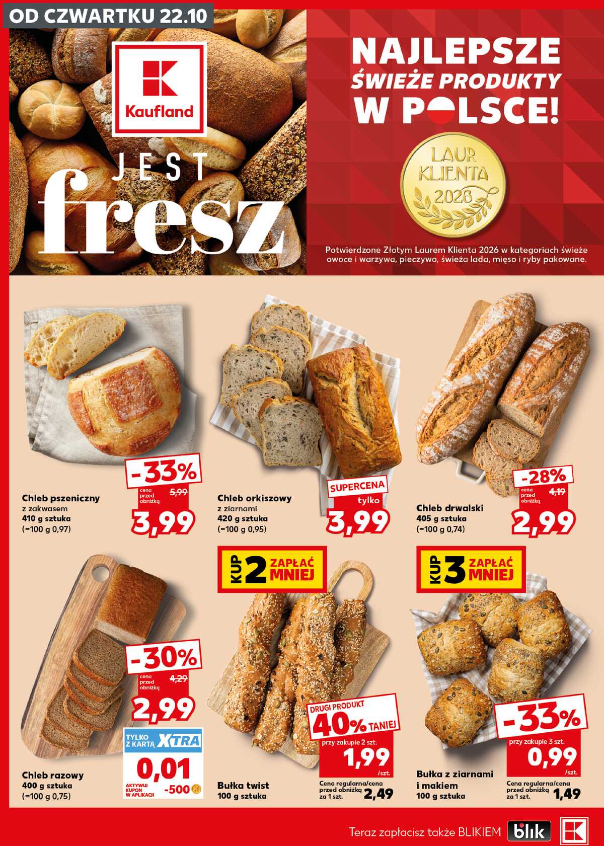 Leták Kaufland Polsko 26.10.-28.10.2026 - Silný start strana 14