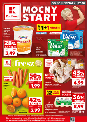 Leták Kaufland Polsko 26.10.-28.10.2026 - Silný start