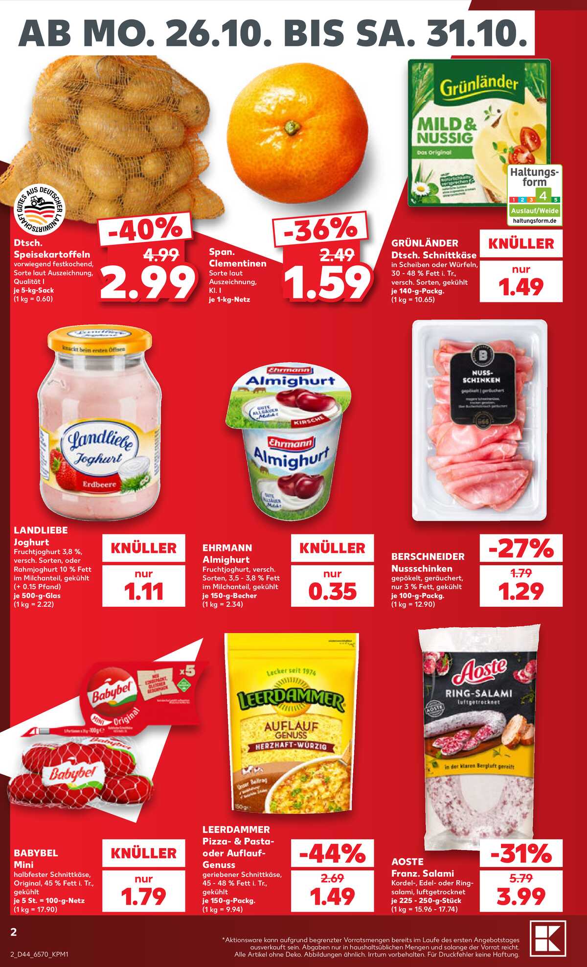 Leták Kaufland Německo 24.10.-24.10.2026 strana 2