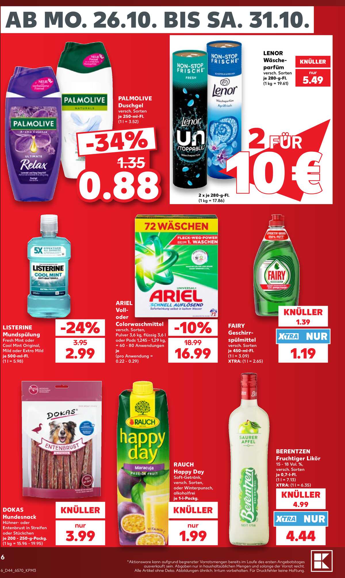 Leták Kaufland Německo 24.10.-24.10.2026 strana 6