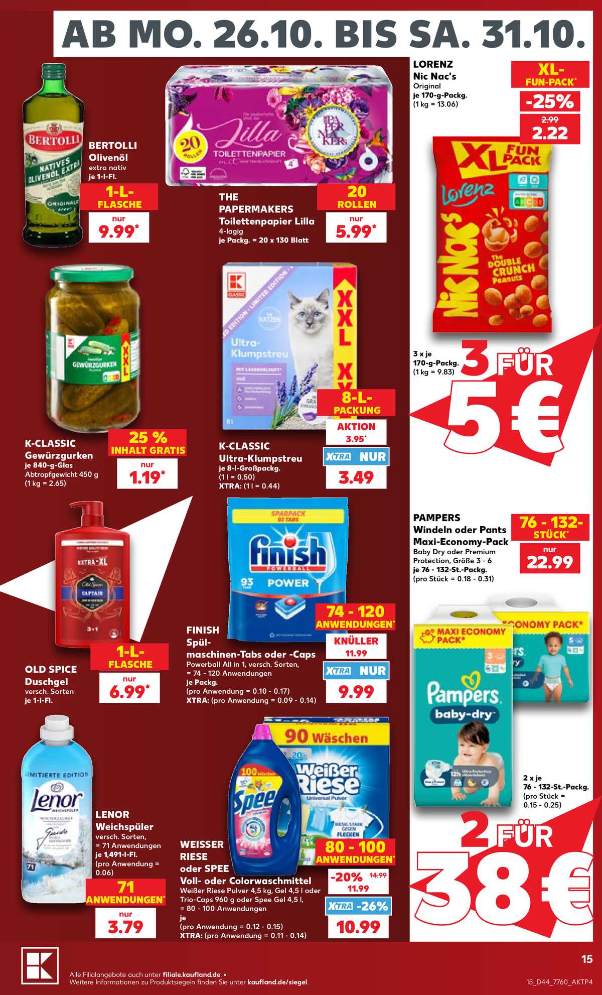 Leták Kaufland Německo 24.10.-24.10.2026 strana 15