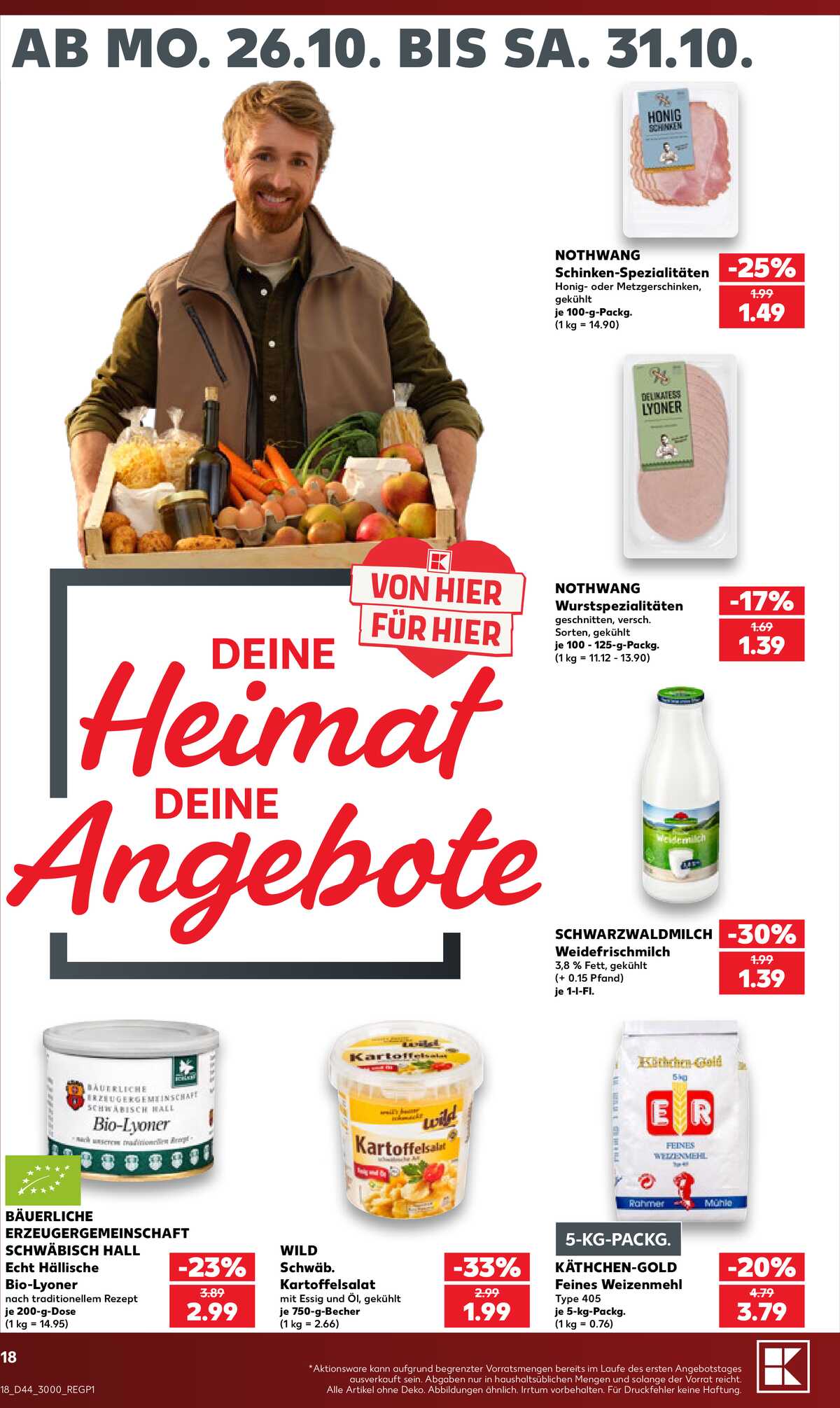 Leták Kaufland Německo 24.10.-24.10.2026 strana 18