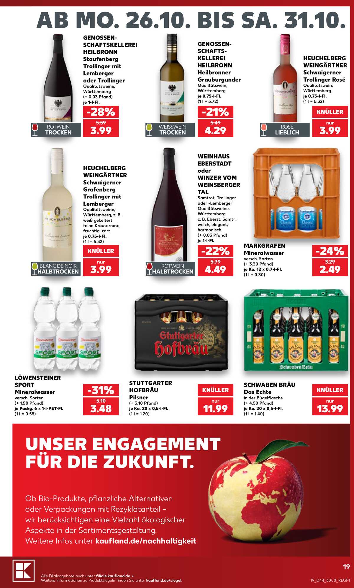Leták Kaufland Německo 24.10.-24.10.2026 strana 19