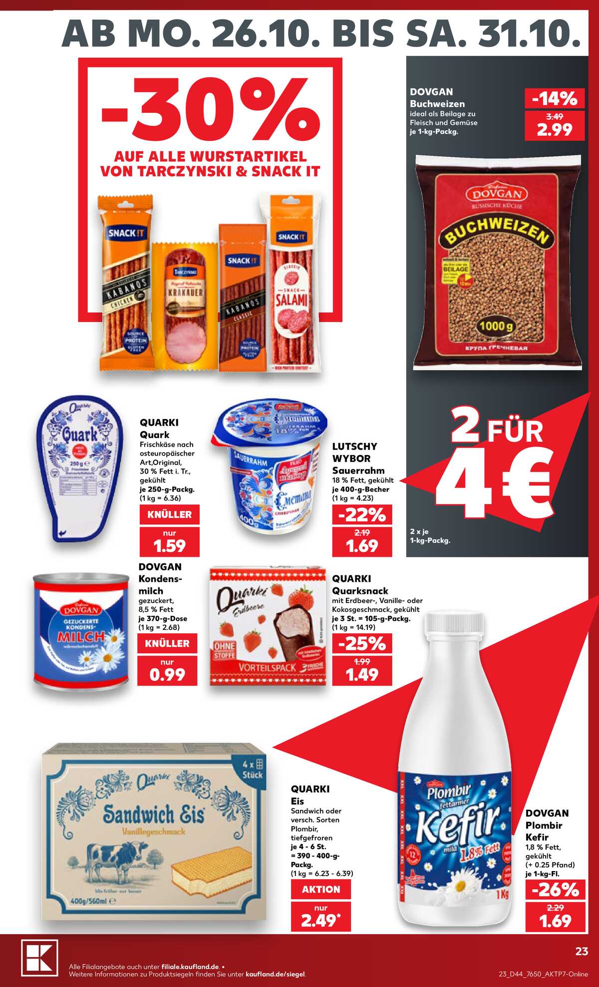 Leták Kaufland Německo 24.10.-24.10.2026 strana 23