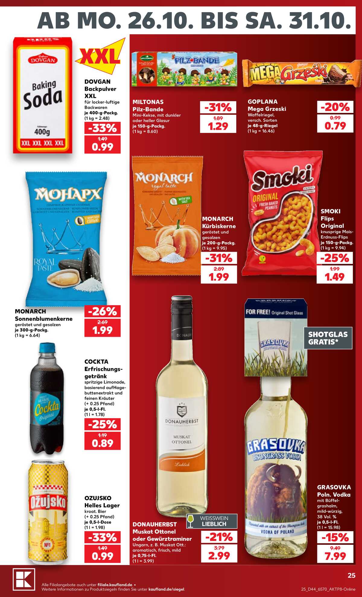 Leták Kaufland Německo 24.10.-24.10.2026 strana 25