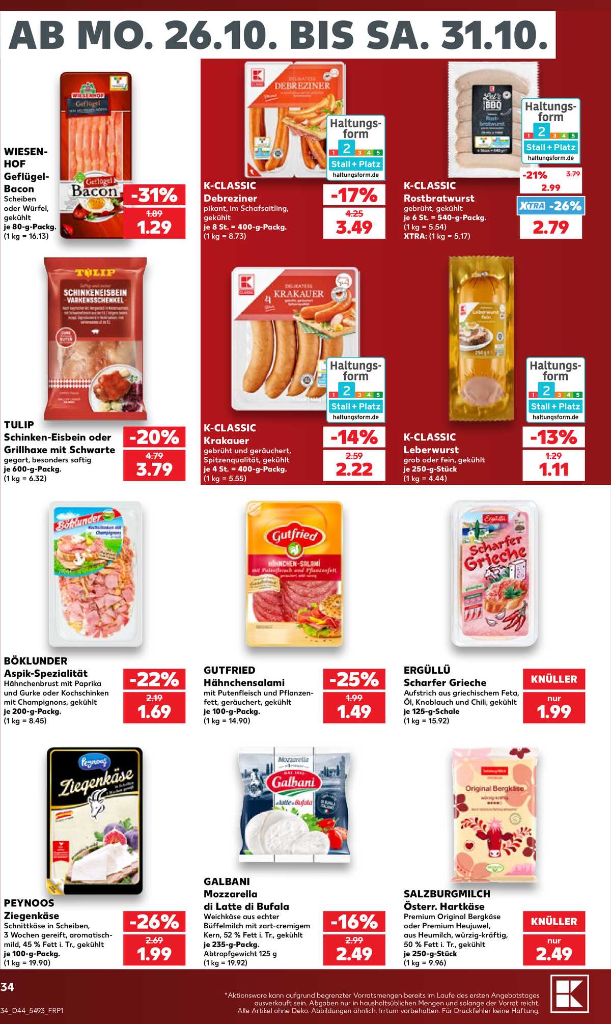 Leták Kaufland Německo 24.10.-24.10.2026 strana 34