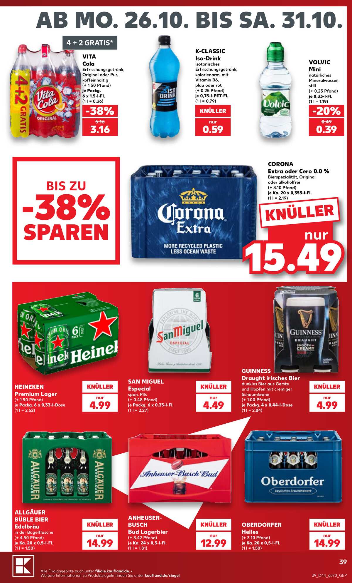 Leták Kaufland Německo 24.10.-24.10.2026 strana 39