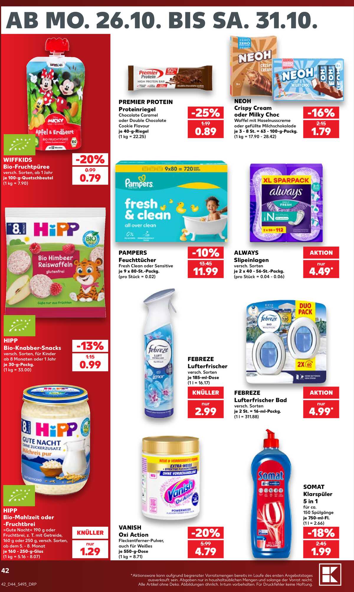 Leták Kaufland Německo 24.10.-24.10.2026 strana 42