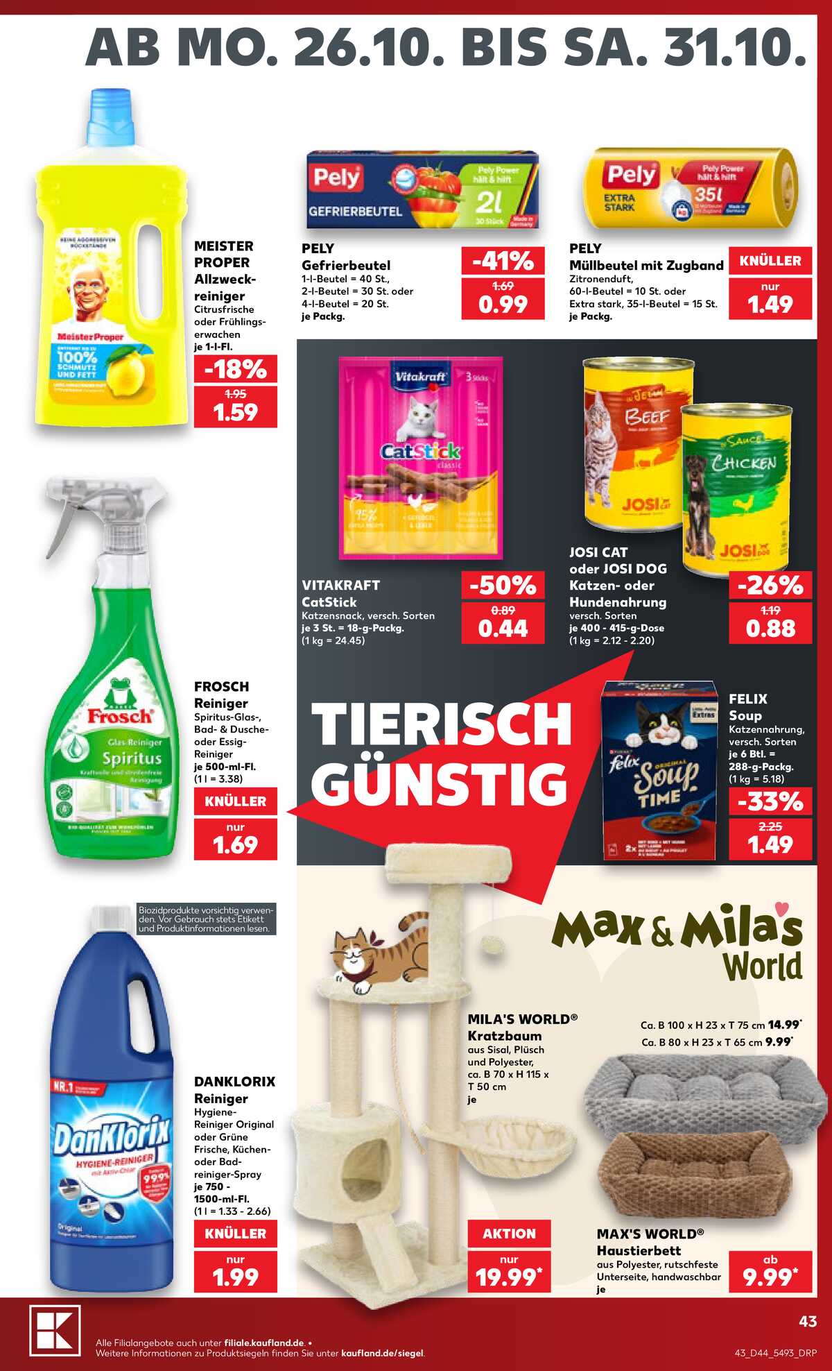 Leták Kaufland Německo 24.10.-24.10.2026 strana 43