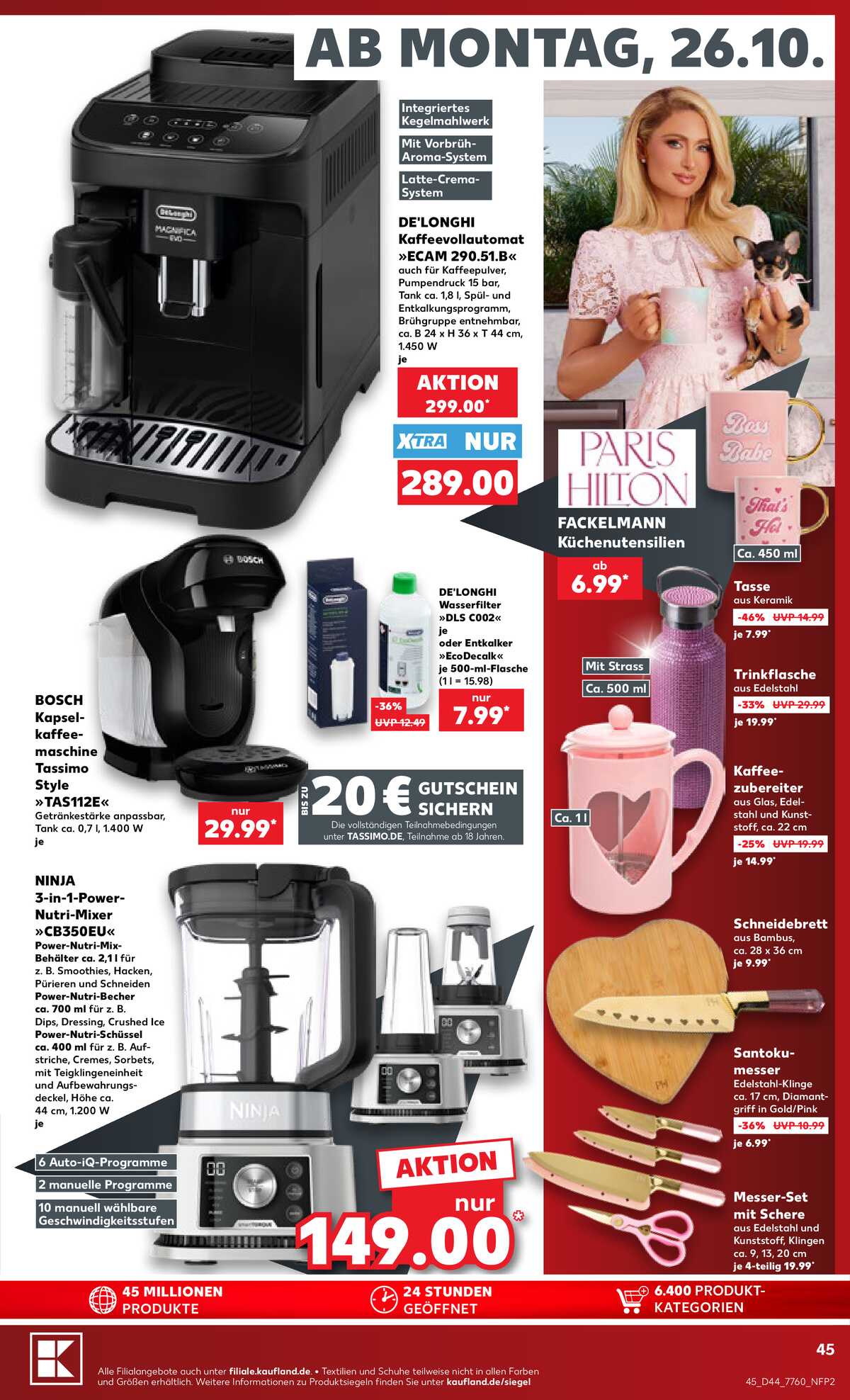 Leták Kaufland Německo 24.10.-24.10.2026 strana 45