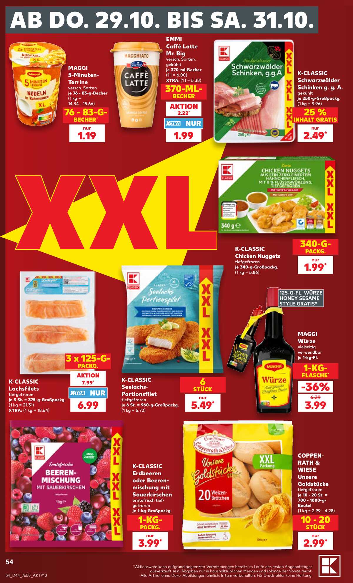 Leták Kaufland Německo 24.10.-24.10.2026 strana 54