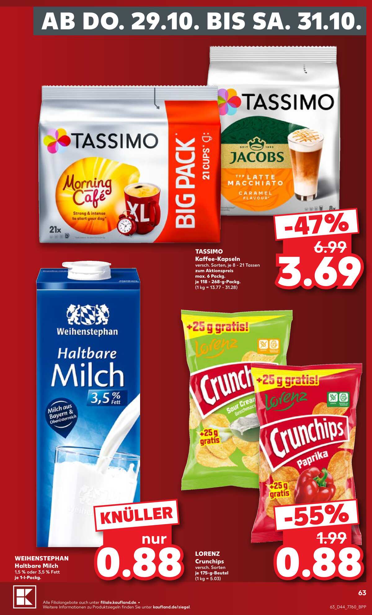 Leták Kaufland Německo 24.10.-24.10.2026 strana 63