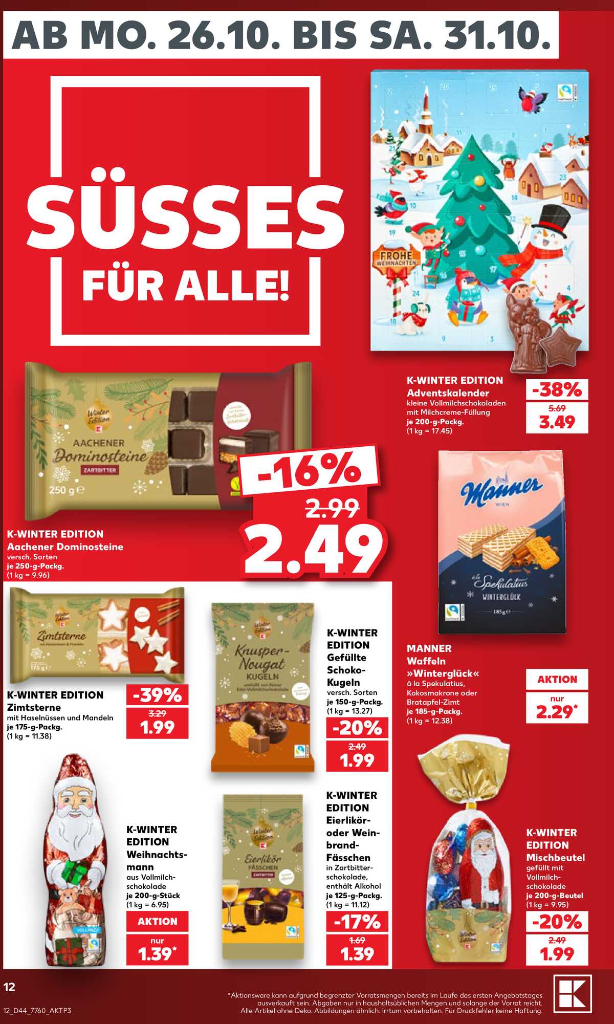 Leták Kaufland Německo 25.10.-31.10.2026 strana 12