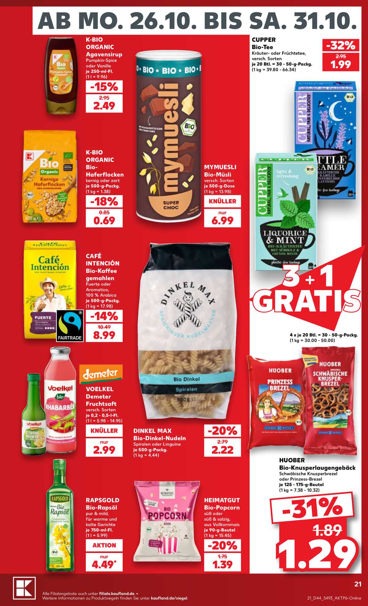 Leták Kaufland Německo 25.10.-31.10.2026 strana 21