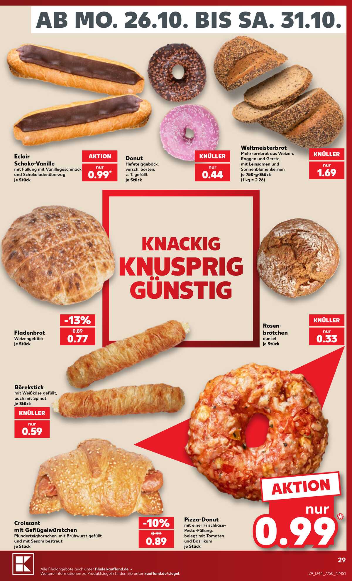 Leták Kaufland Německo 25.10.-31.10.2026 strana 29