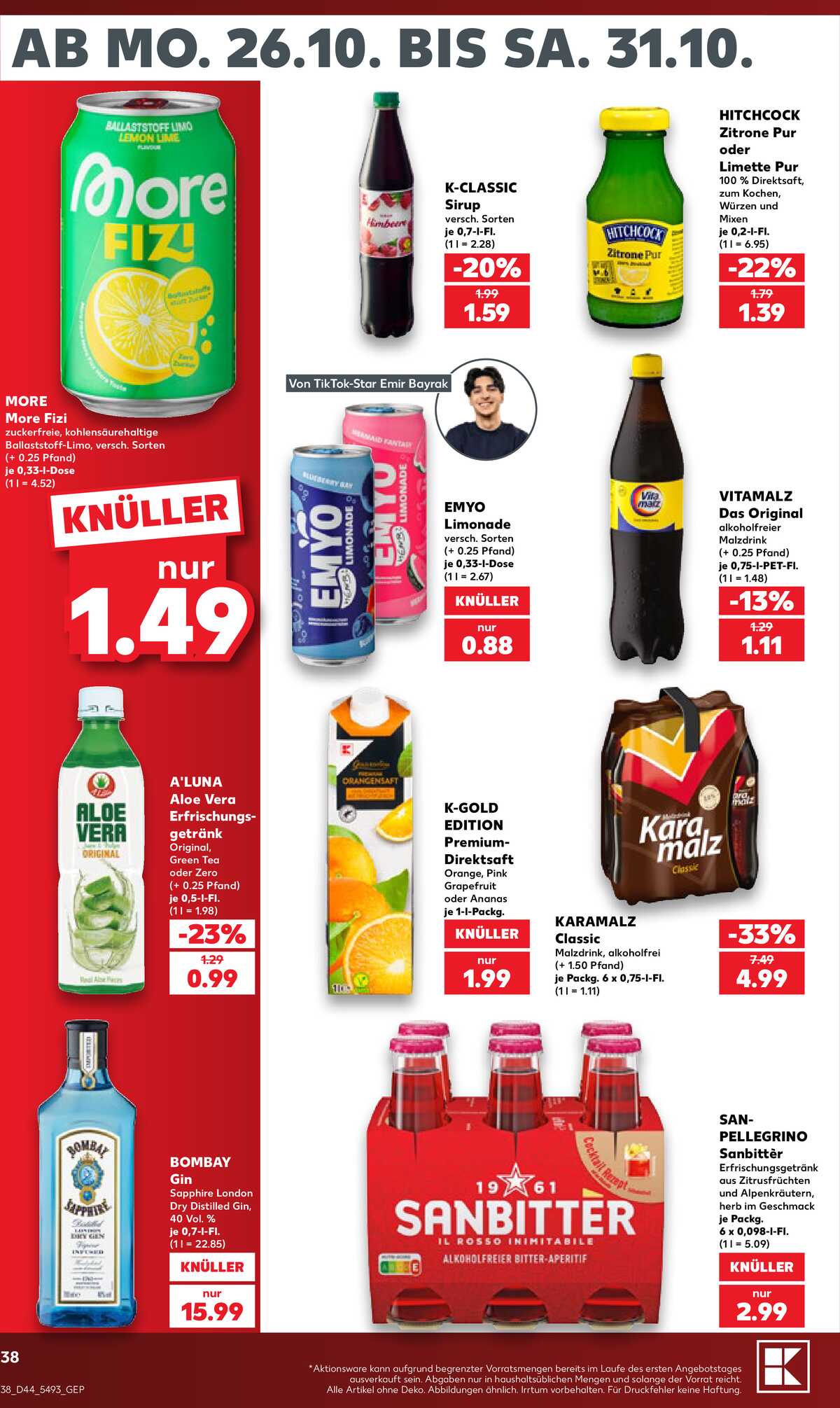 Leták Kaufland Německo 25.10.-31.10.2026 strana 38