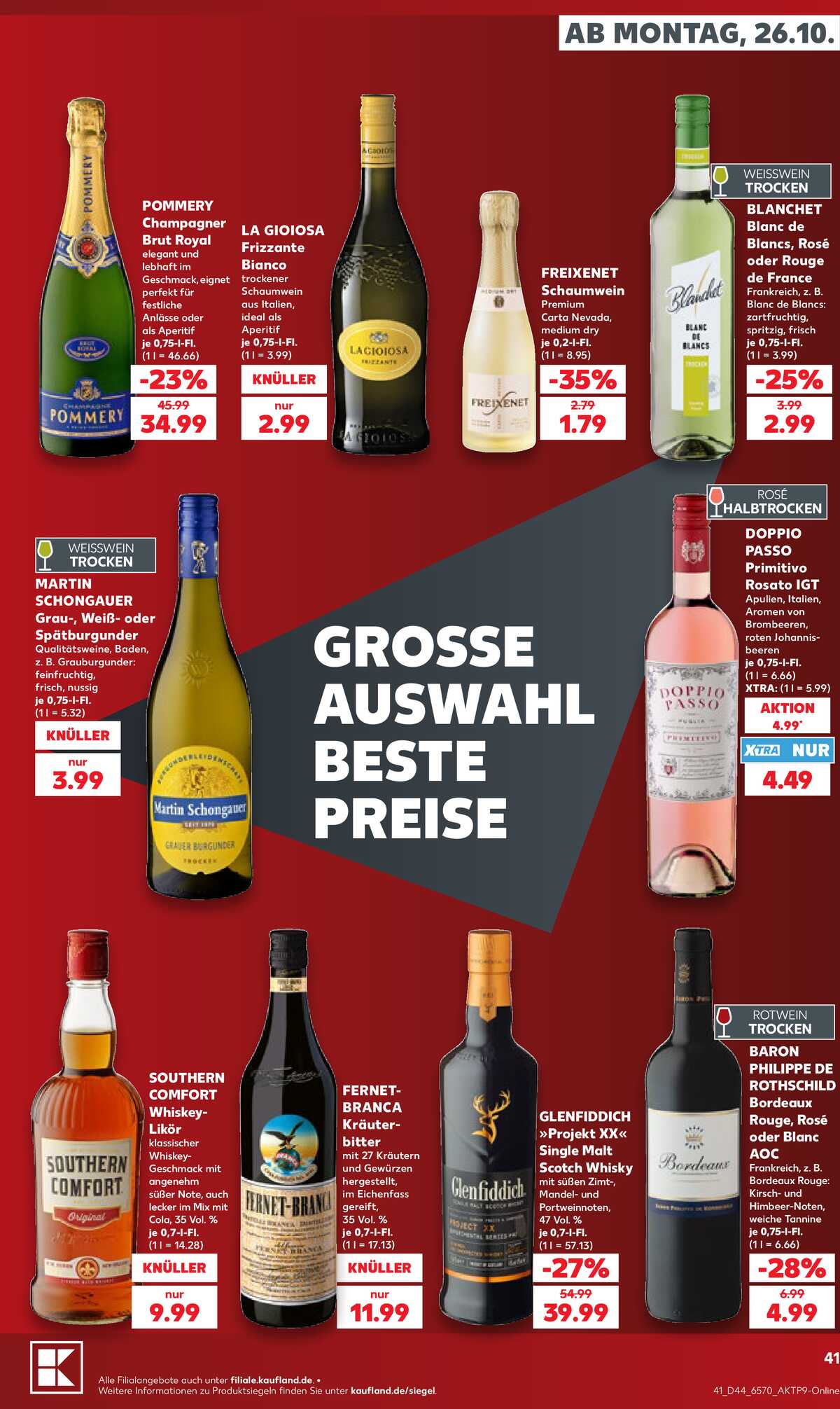 Leták Kaufland Německo 25.10.-31.10.2026 strana 41