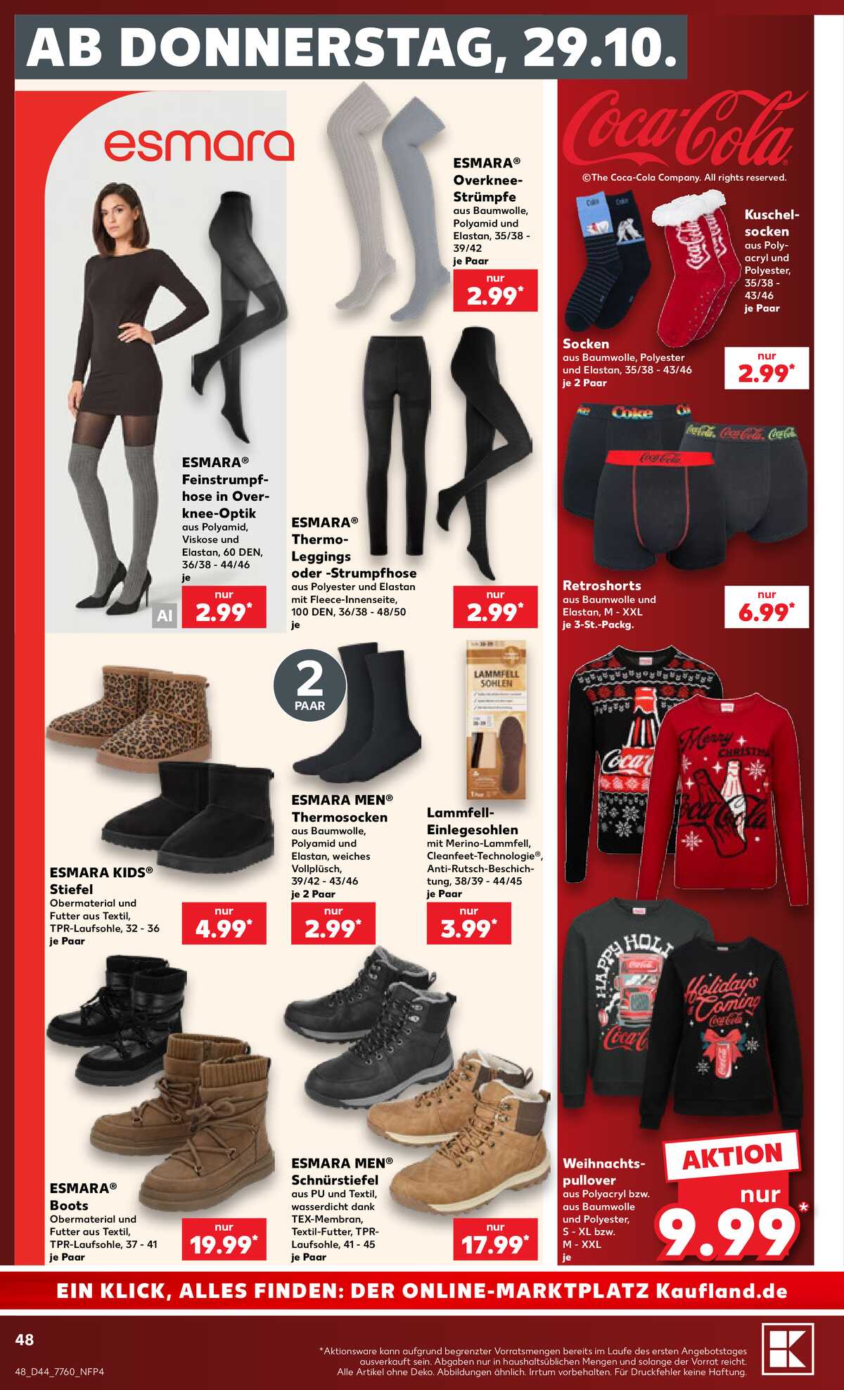 Leták Kaufland Německo 25.10.-31.10.2026 strana 48