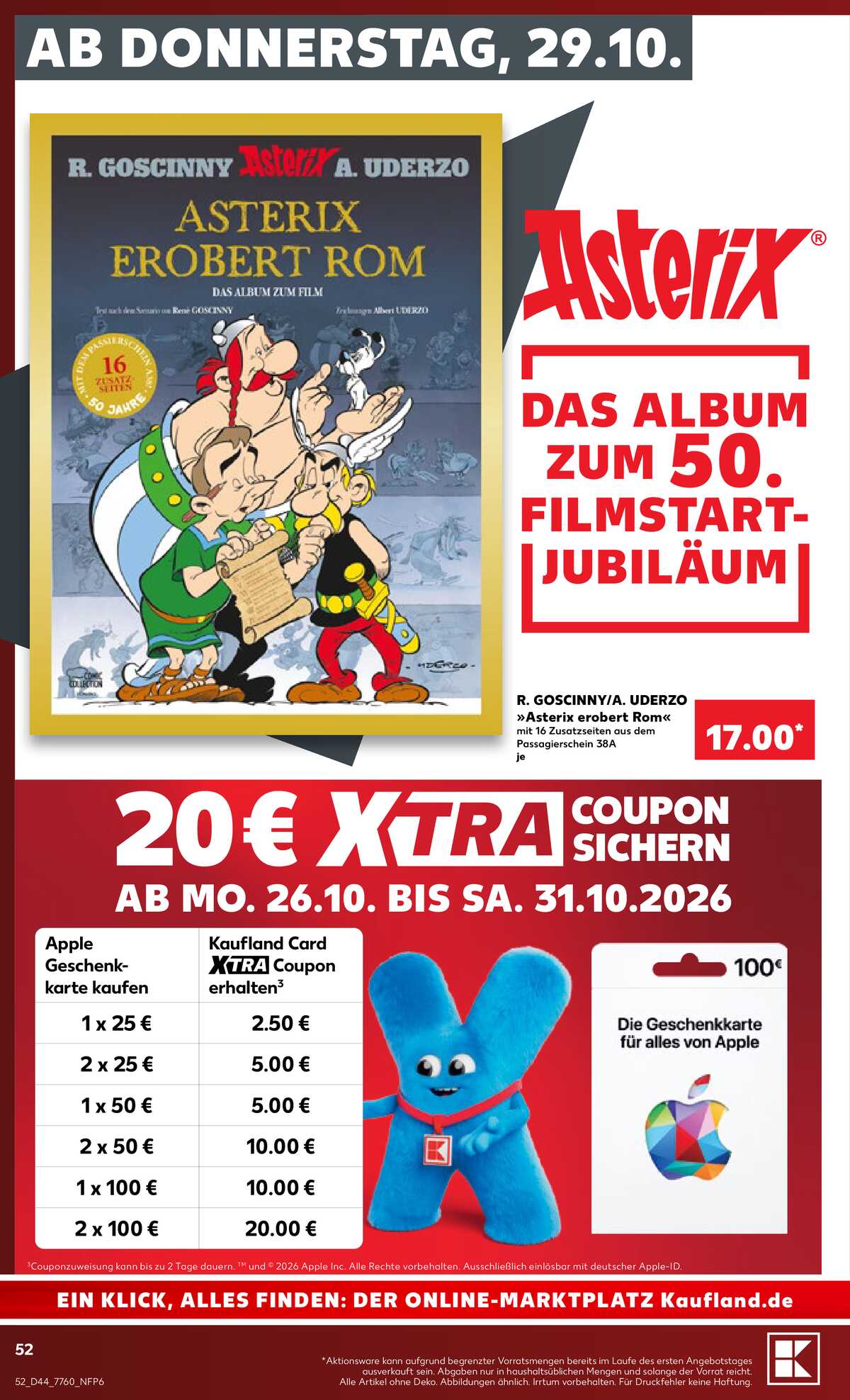 Leták Kaufland Německo 25.10.-31.10.2026 strana 52