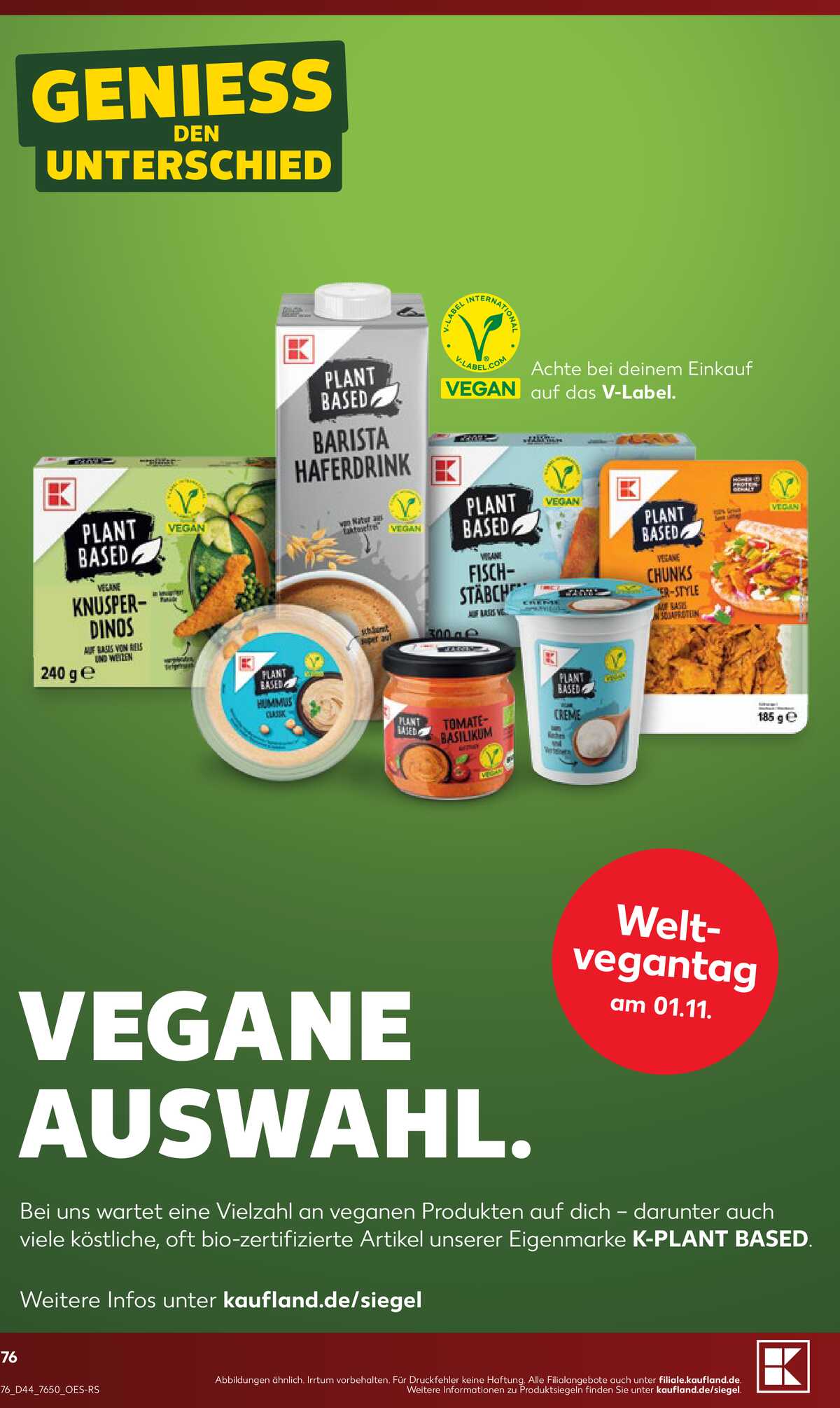 Leták Kaufland Německo 25.10.-31.10.2026 strana 76
