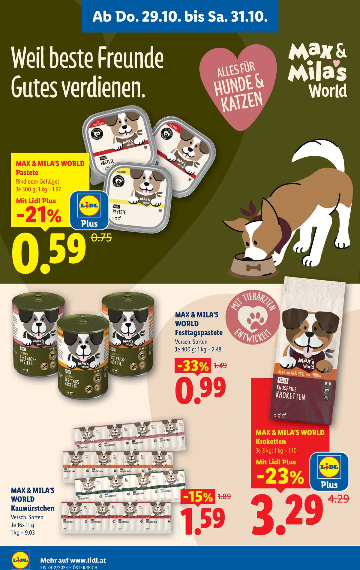 Leták Lidl Rakousko 29.10.-4.11.2026 strana 2
