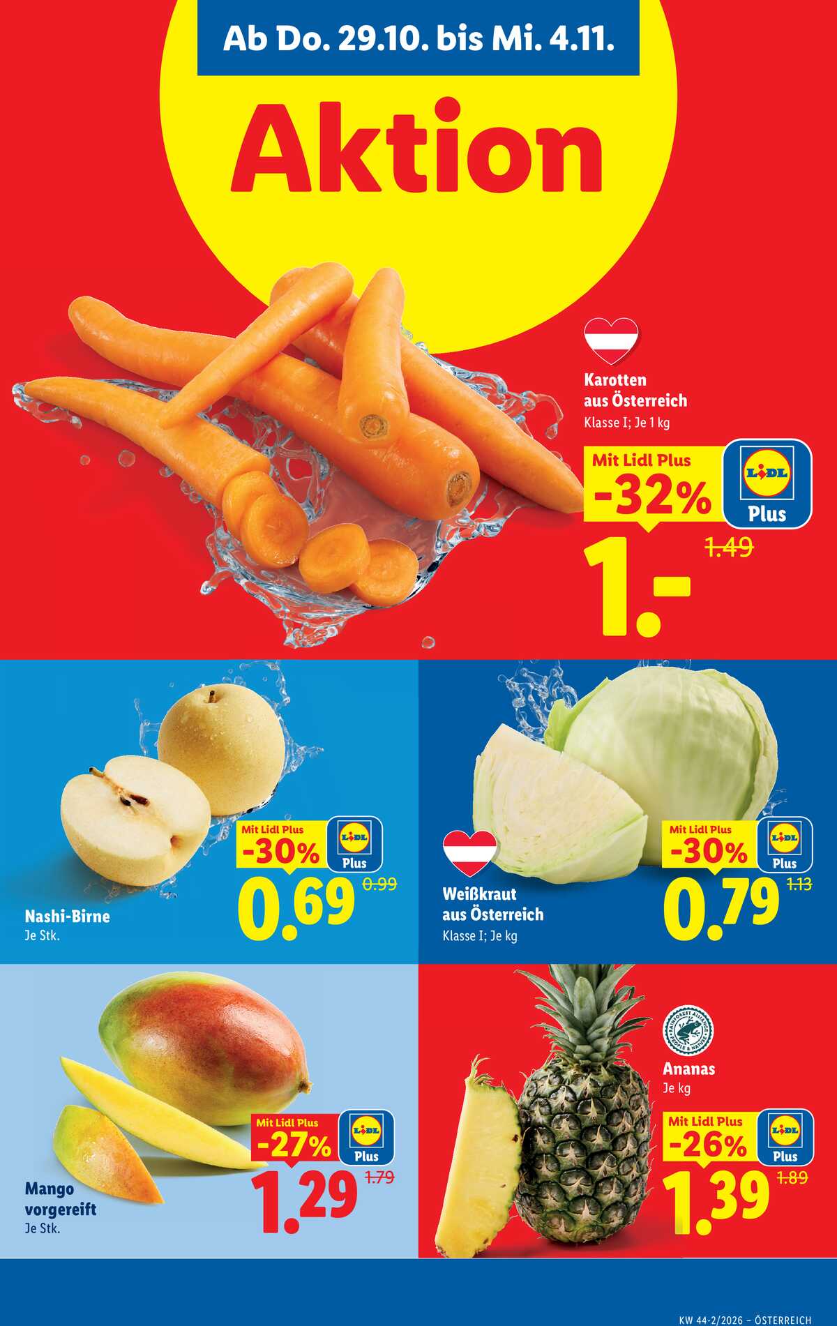 Leták Lidl Rakousko 29.10.-4.11.2026 strana 3