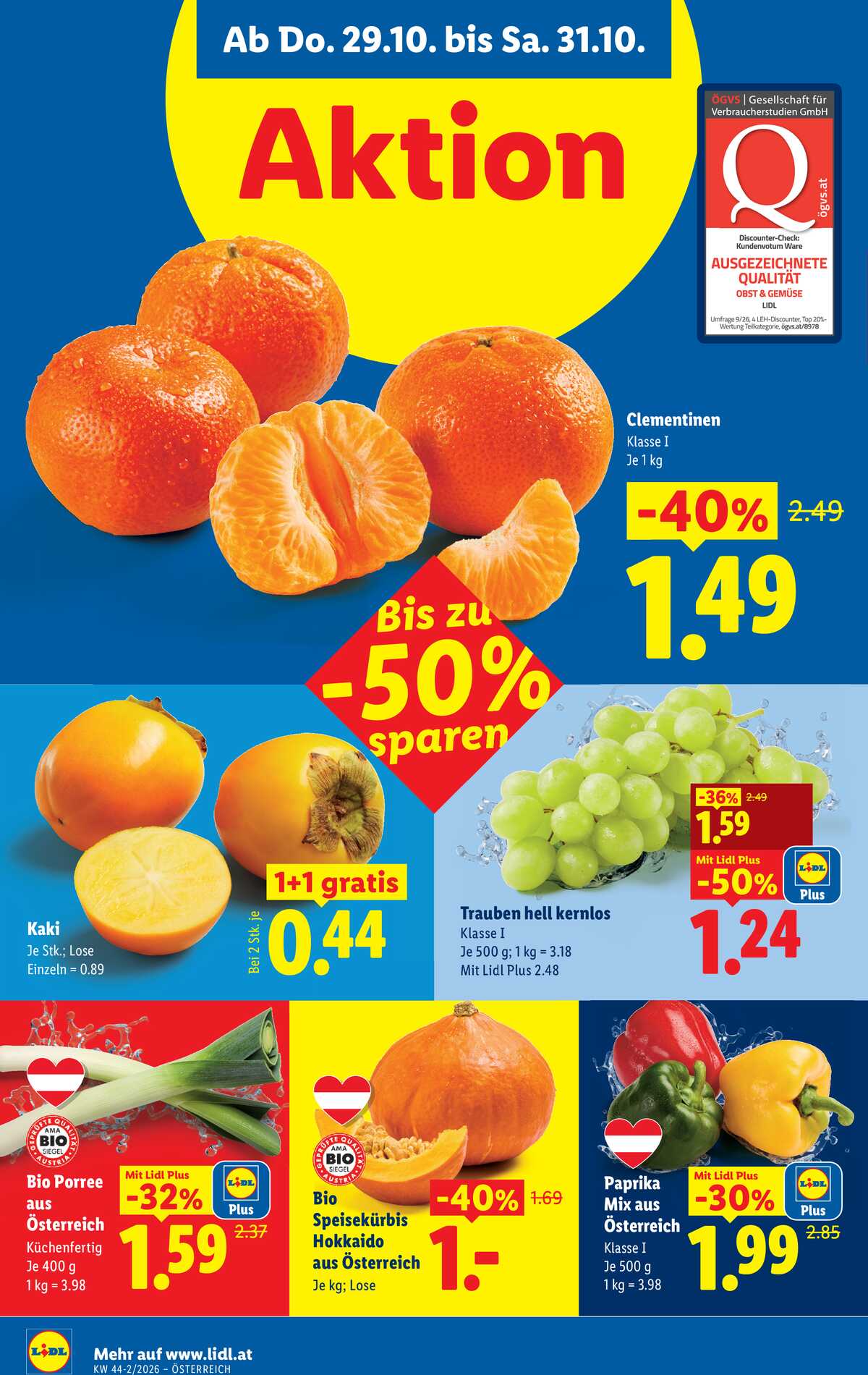 Leták Lidl Rakousko 29.10.-4.11.2026 strana 4