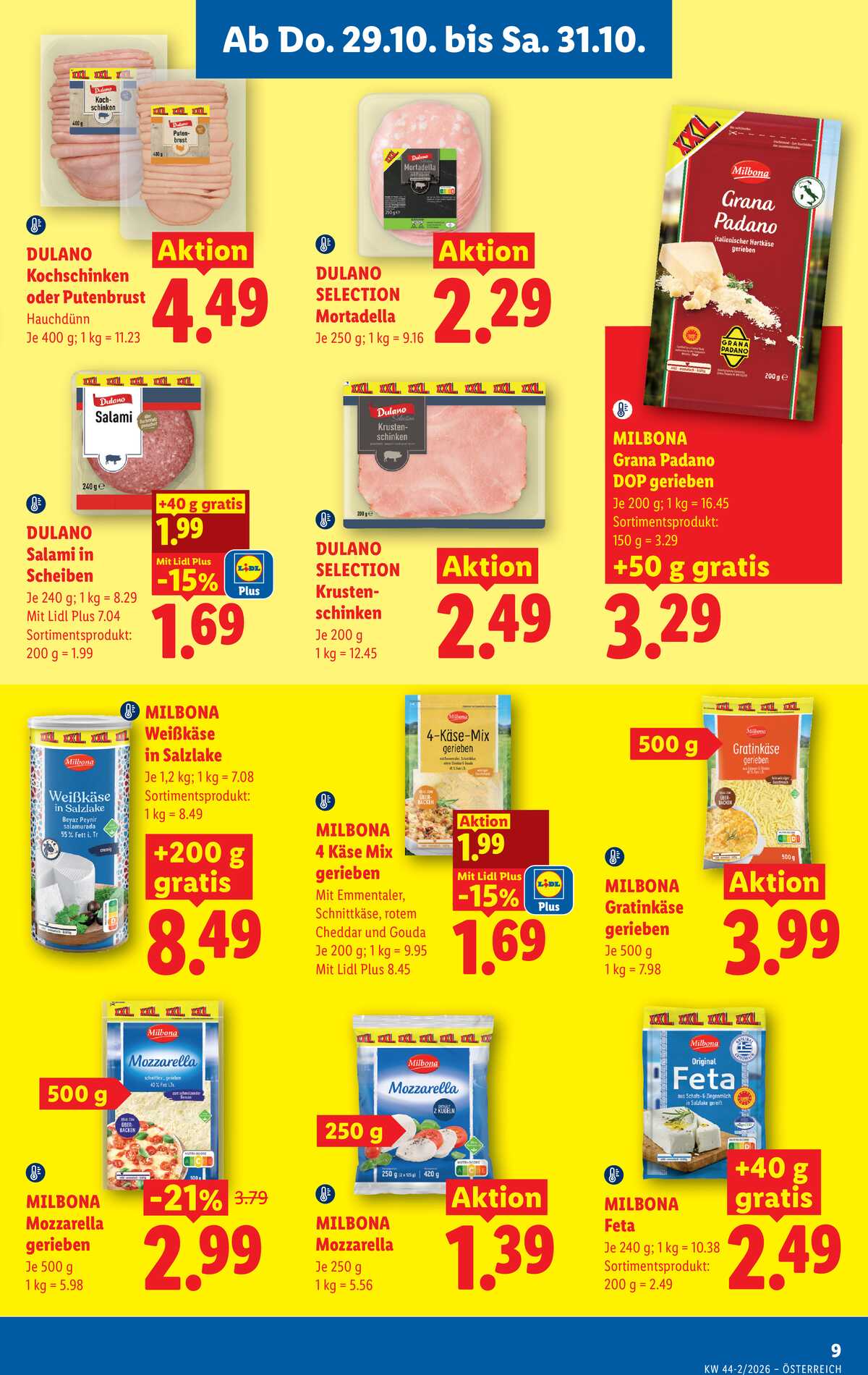 Leták Lidl Rakousko 29.10.-4.11.2026 strana 11