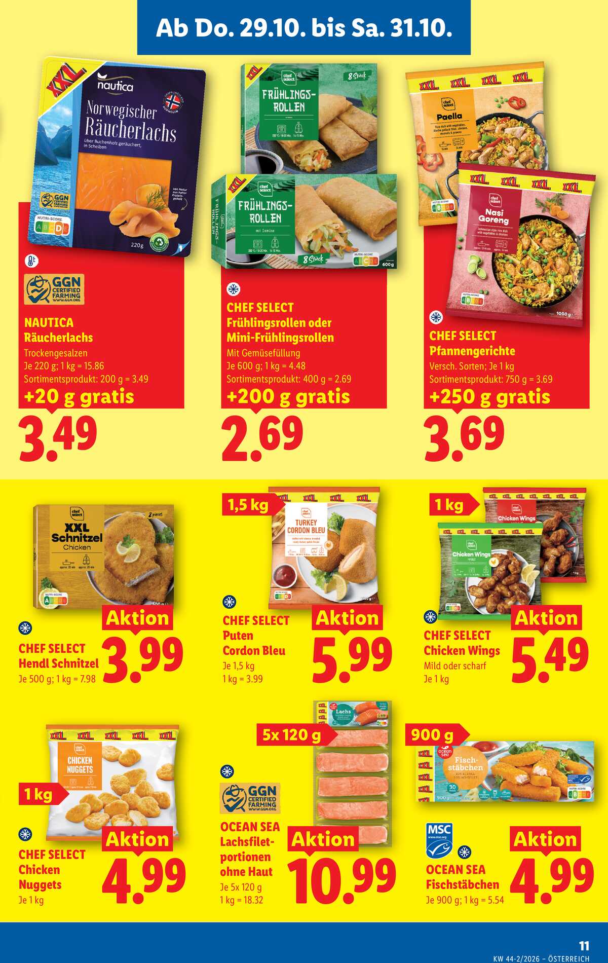 Leták Lidl Rakousko 29.10.-4.11.2026 strana 13