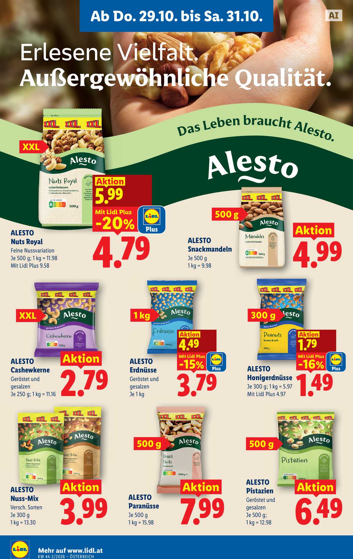 Leták Lidl Rakousko 29.10.-4.11.2026 strana 16