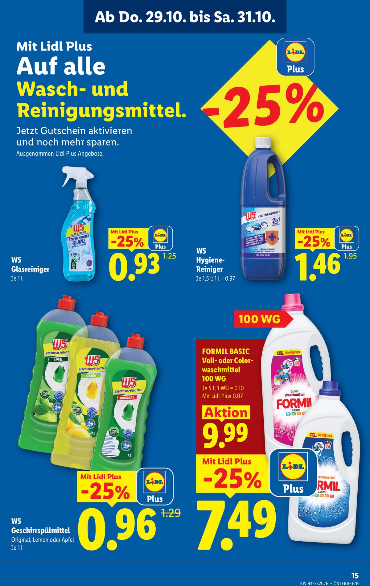 Leták Lidl Rakousko 29.10.-4.11.2026 strana 17