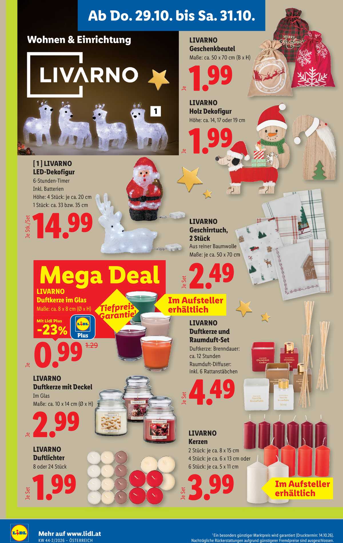 Leták Lidl Rakousko 29.10.-4.11.2026 strana 22