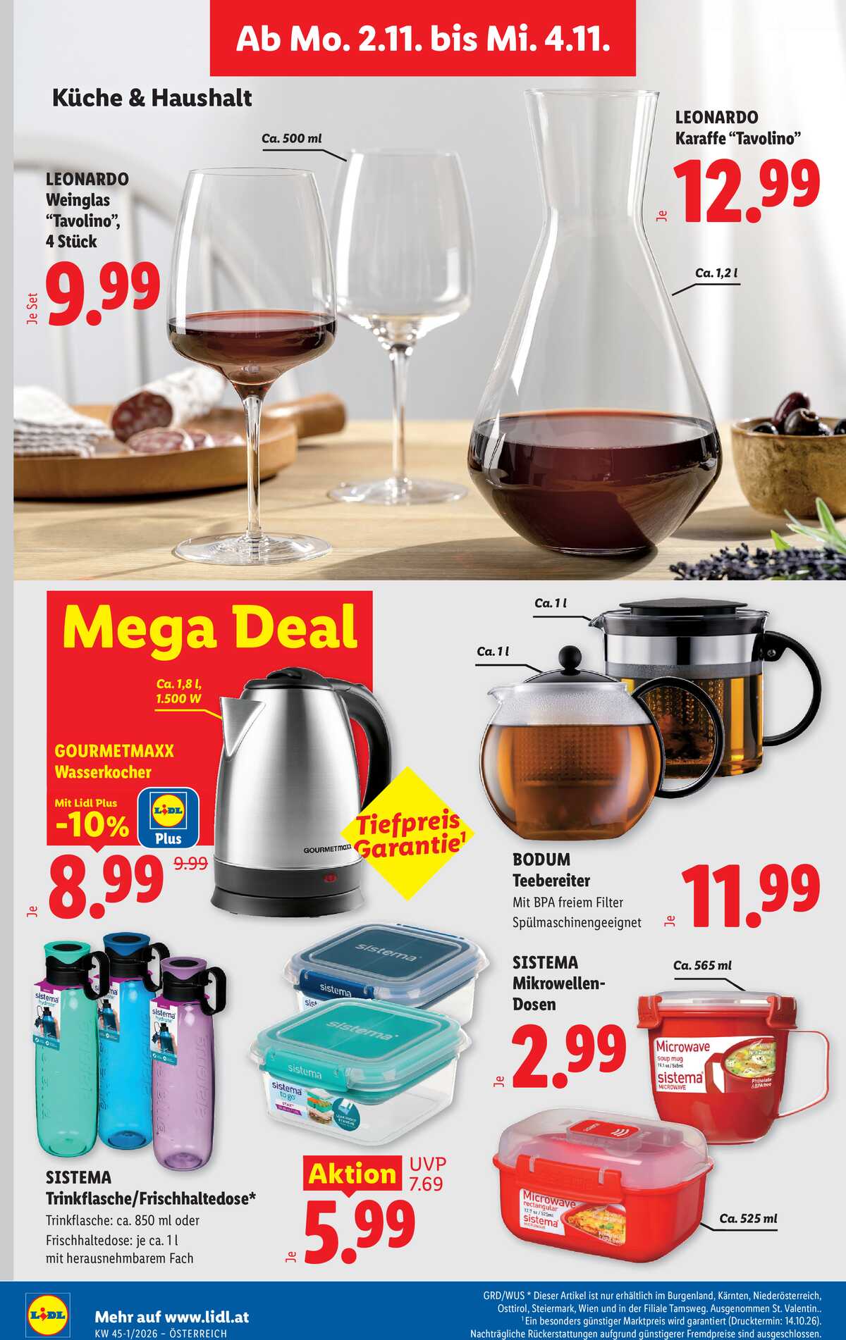 Leták Lidl Rakousko 29.10.-4.11.2026 strana 31