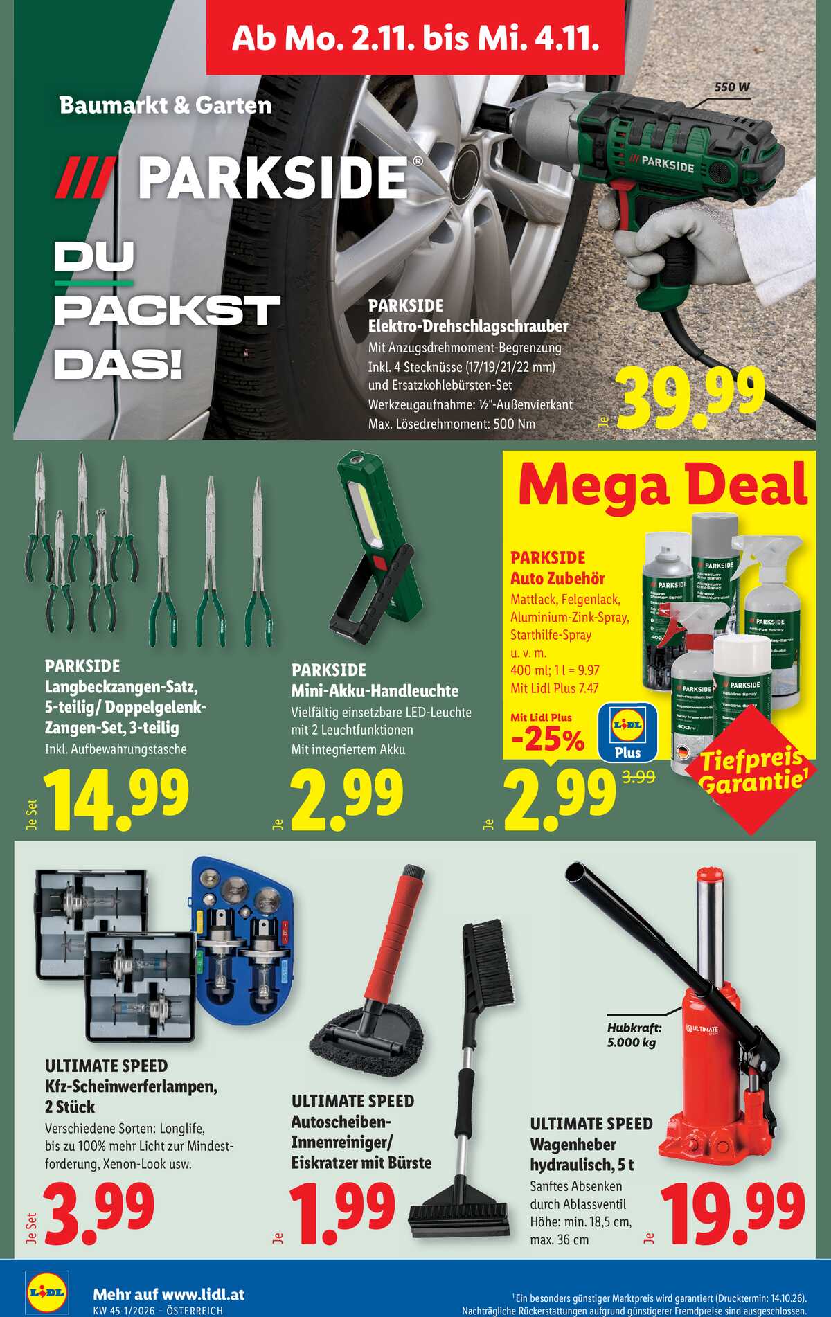 Leták Lidl Rakousko 29.10.-4.11.2026 strana 33