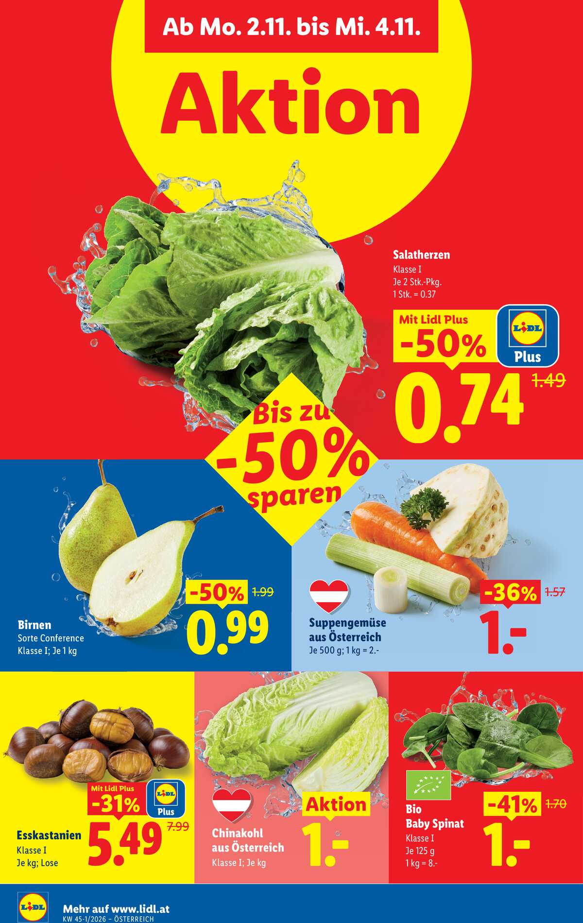 Leták Lidl Rakousko 29.10.-4.11.2026 strana 39