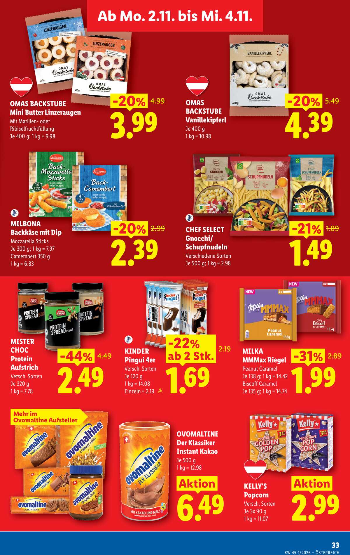 Leták Lidl Rakousko 29.10.-4.11.2026 strana 42