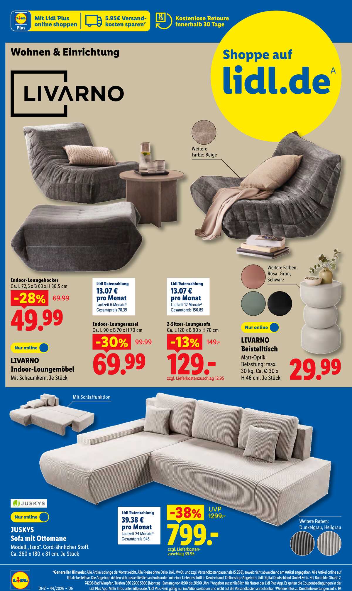 Leták Lidl Německo 26.10.-31.10.2026 strana 8