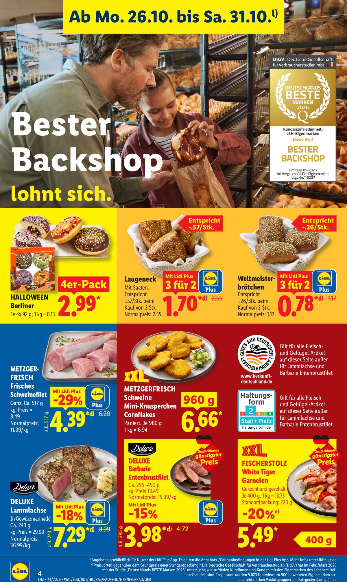 Leták Lidl Německo 26.10.-31.10.2026 strana 10